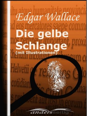 cover image of Die gelbe Schlange (mit Illustrationen)